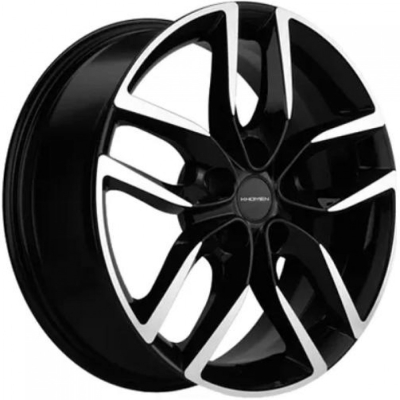 Khomen Wheels 6.5x17/5x114.3 ET45 D66.1 KHW1708 (Nissan Tiida) Black-FP